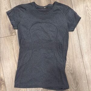Women's Gray Athletic Top